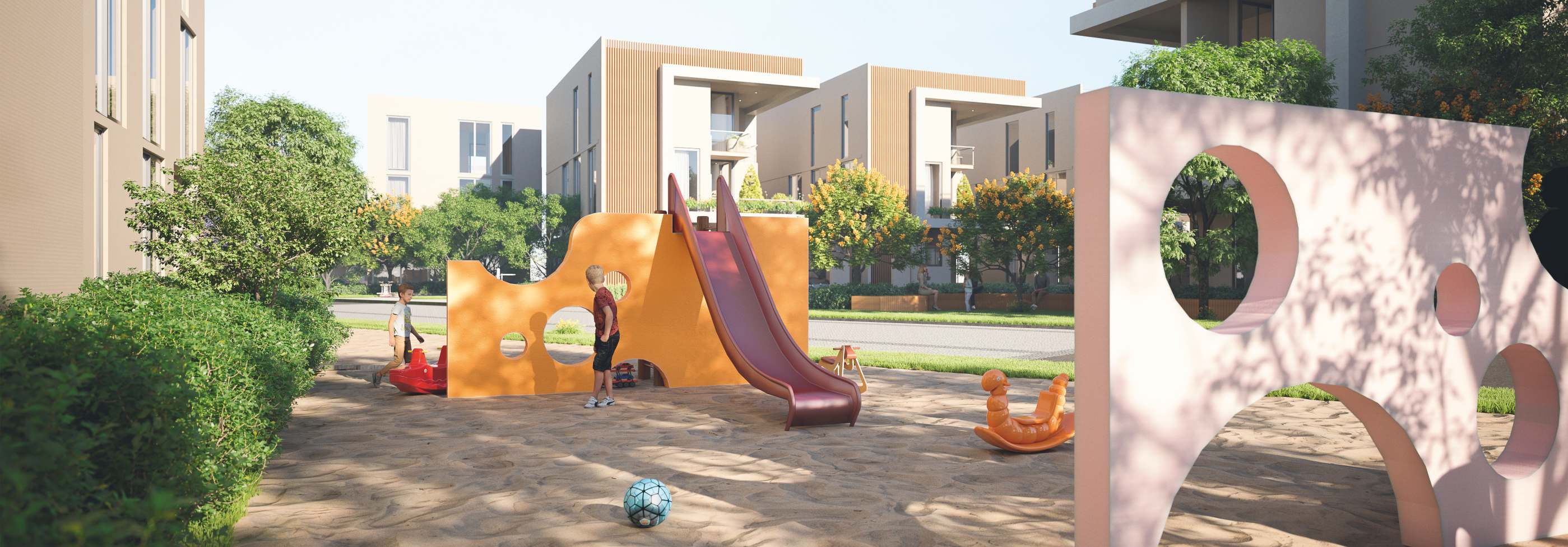 The children's play zone