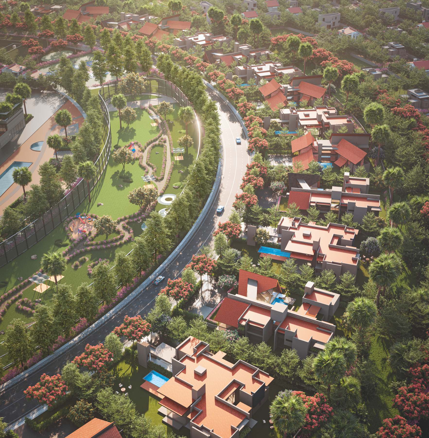 The 4,000 sq. yd. mansion enclave